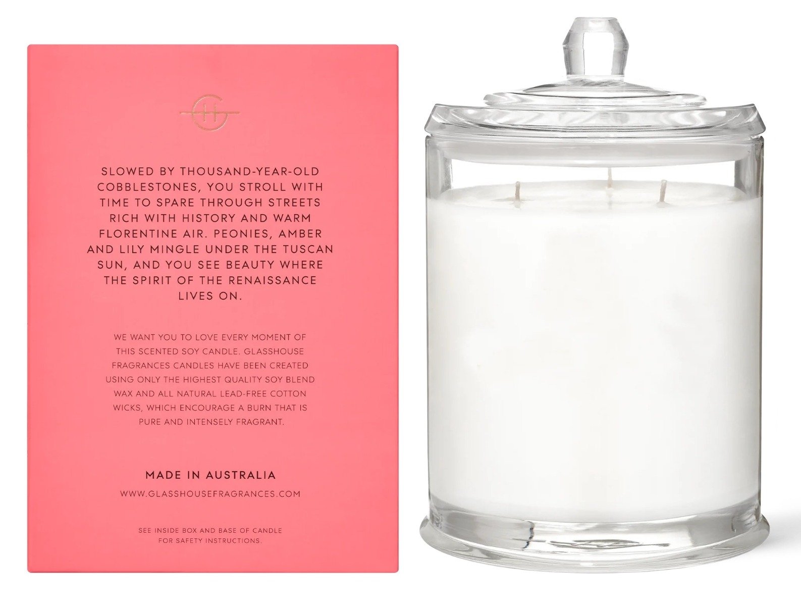 Glasshouse - Forever Florence Large Candle