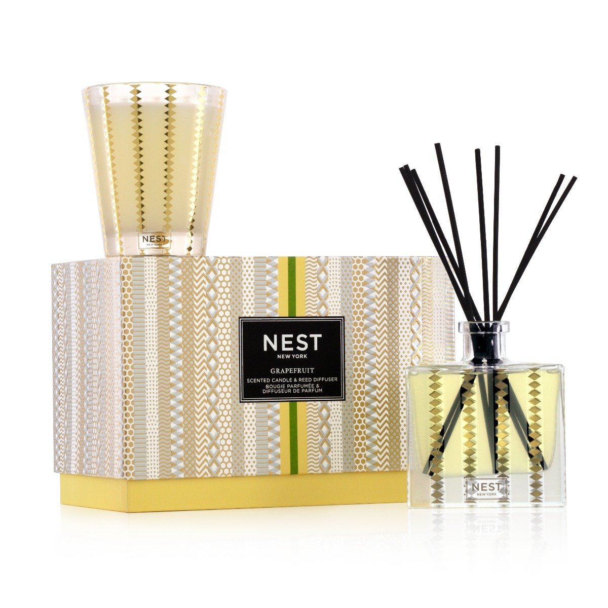 Nest - Grapefruit Candle & Diffuser Gift Set