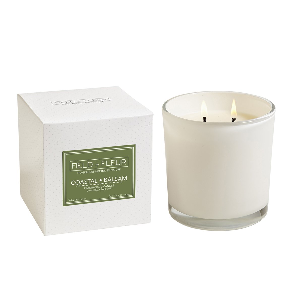 Field + Fleur - Coastal Balsam 2 Wick Candle
