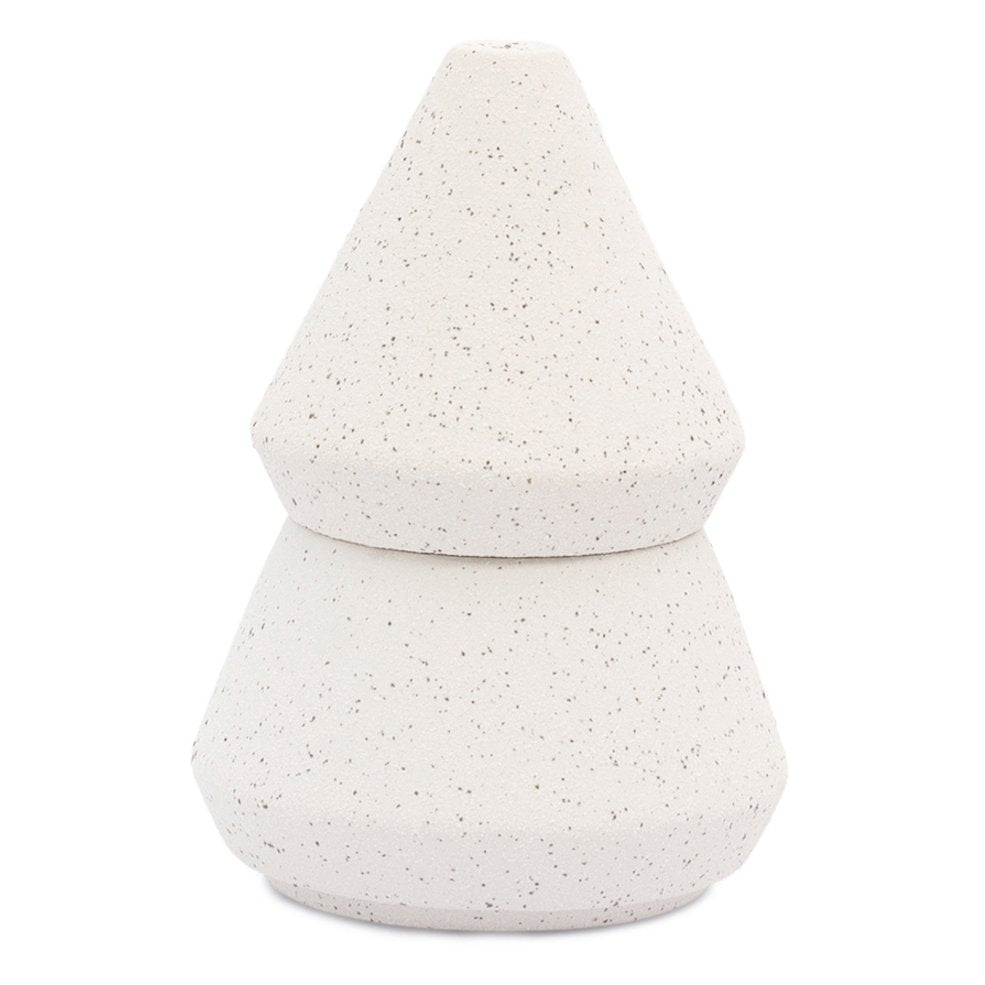 Paddywax - Cypress & Fir White Speckled Stack Small Candle