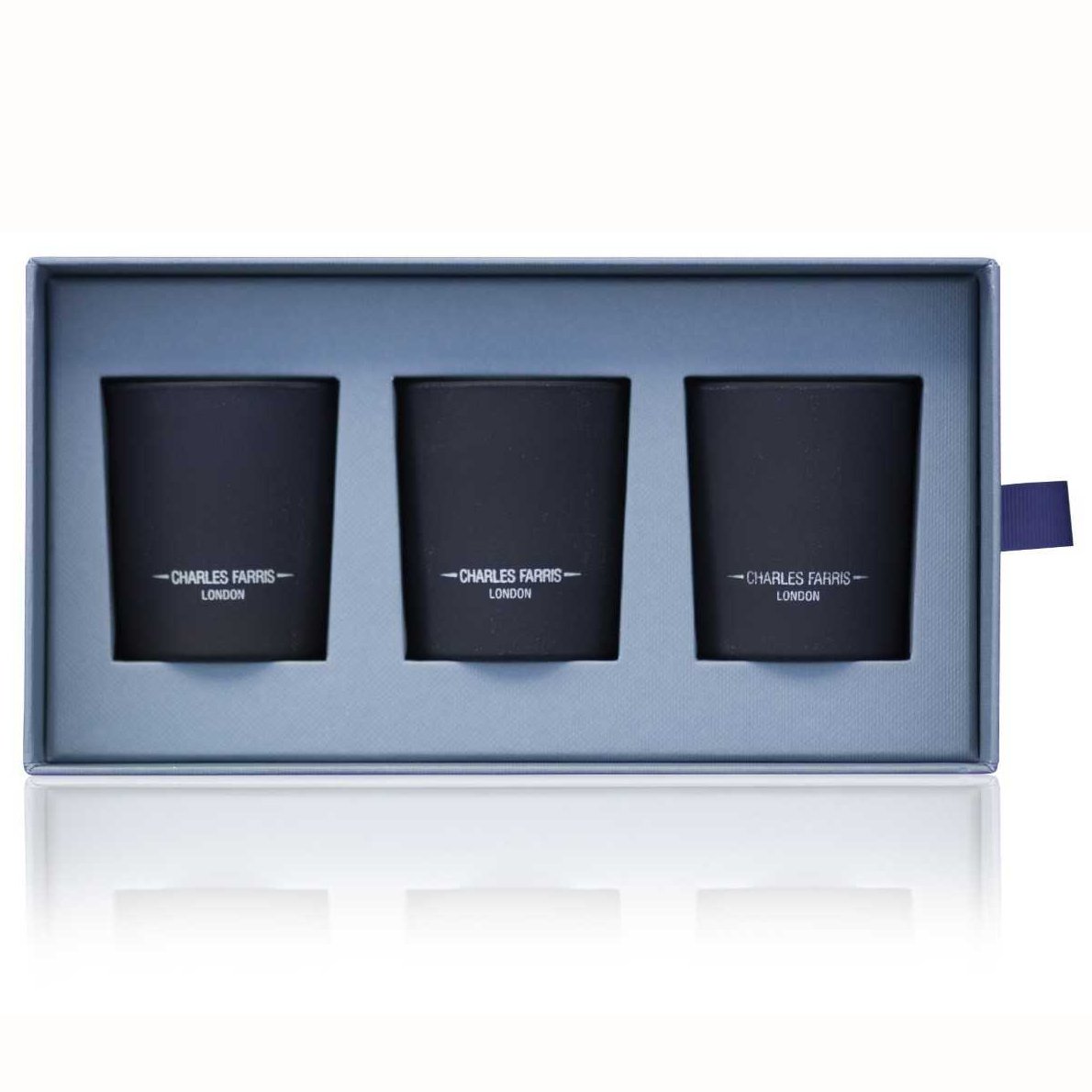 Charles Farris - 3 Votive Travel Candle Gift Set