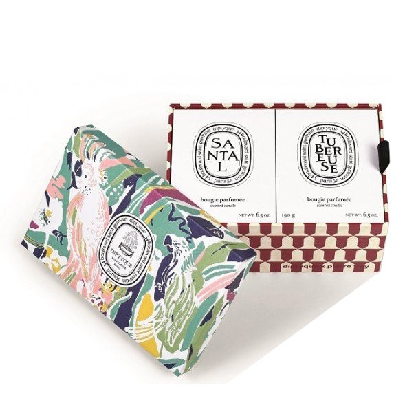 Diptyque - Santal & Tubereuse Candle Duo Gift Set