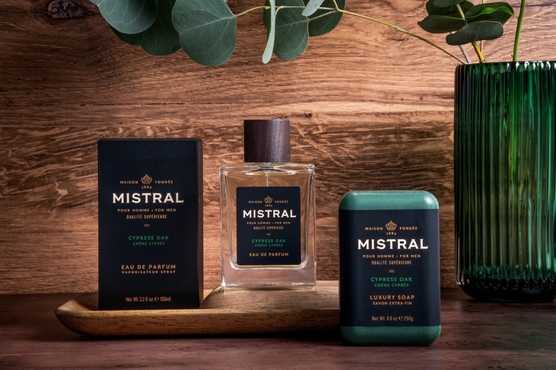 Mistral - Cypress Oak Eau de Parfum & Soap Gift Set