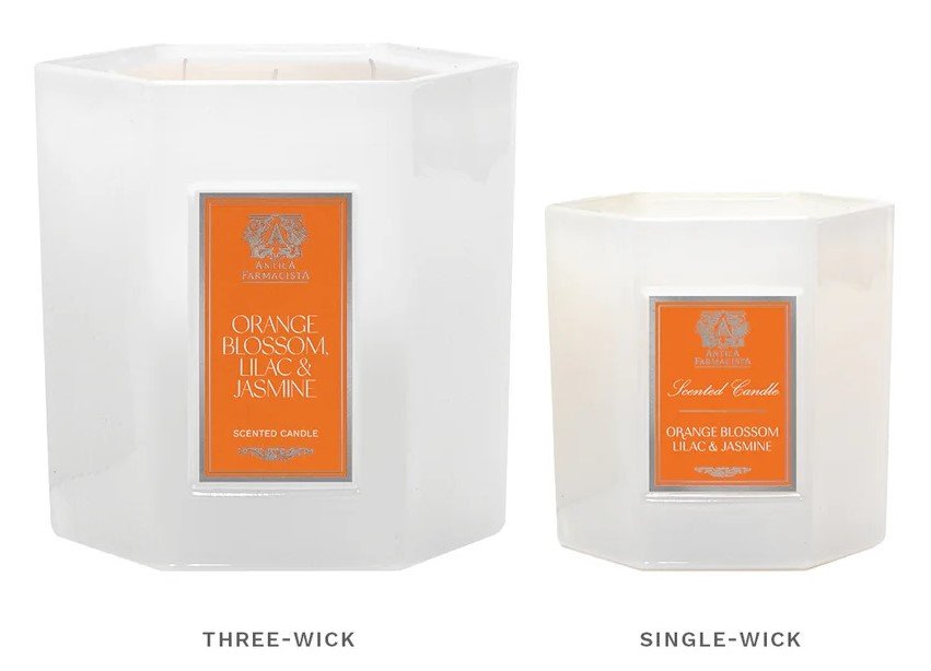 Antica Farmacista - Orange Blossom, Lilac & Jasmine 3 Wick Candle
