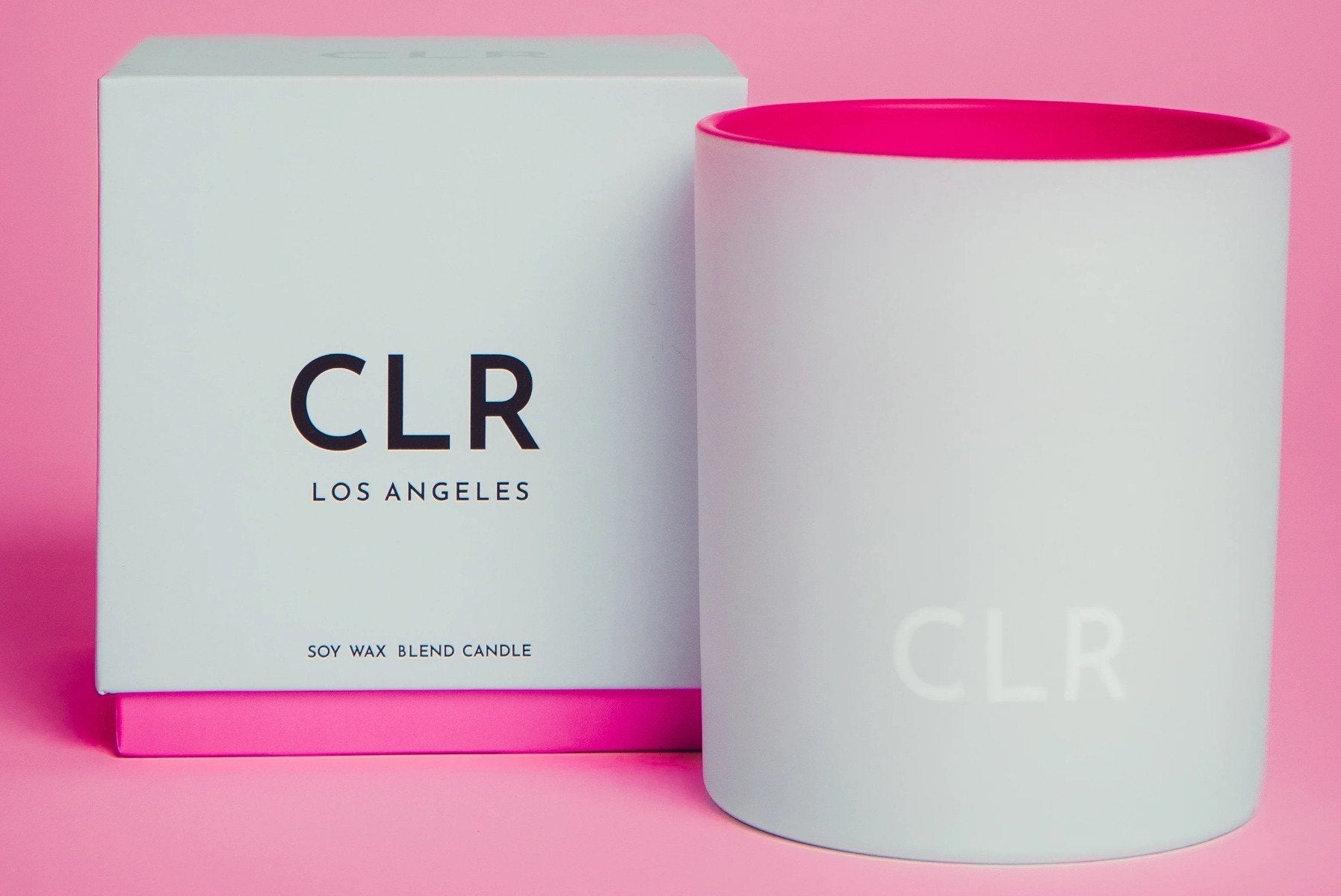 CLR Los Angeles - Hot Pink Candle