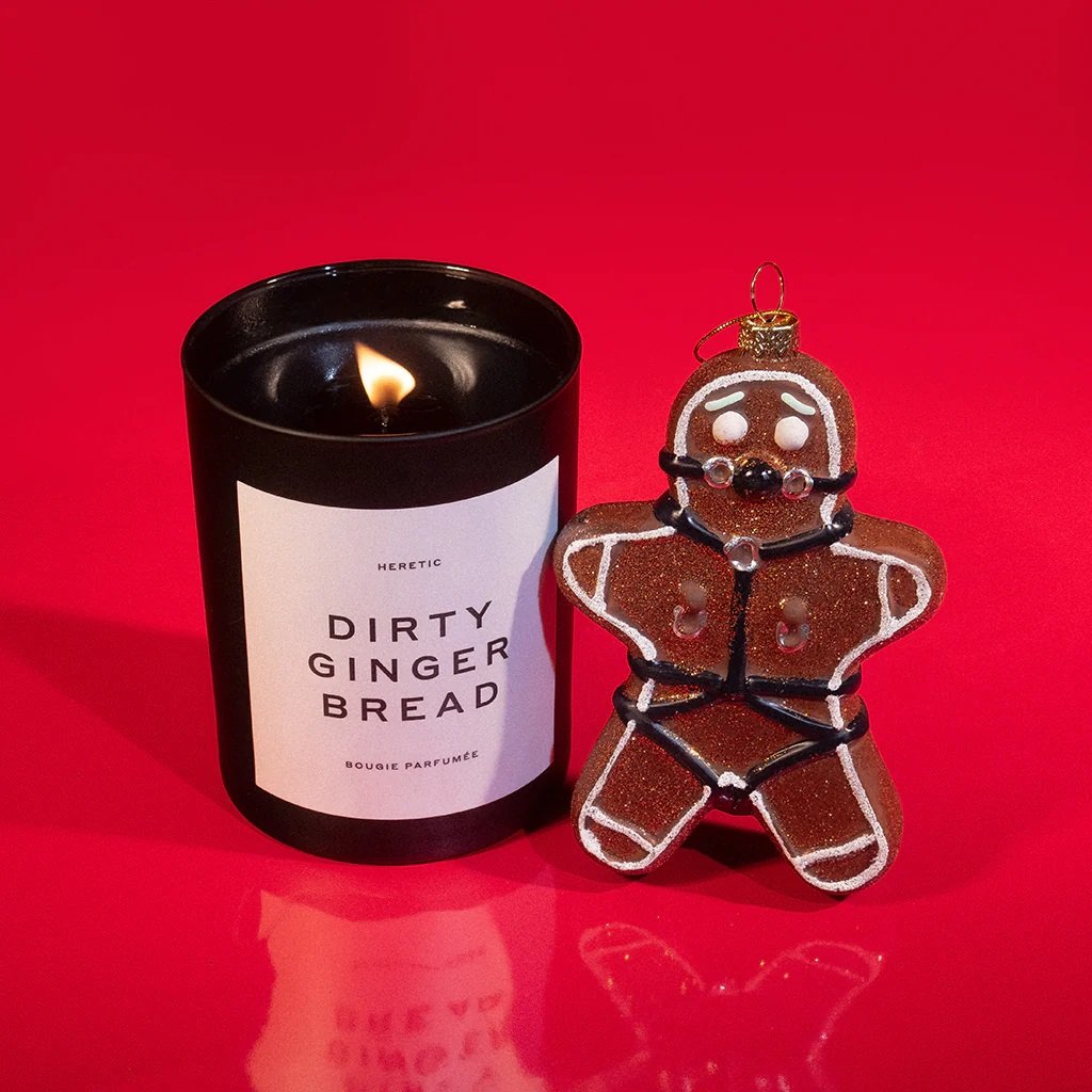 Heretic -  Dirty Gingerbread Candle & Ornament Set