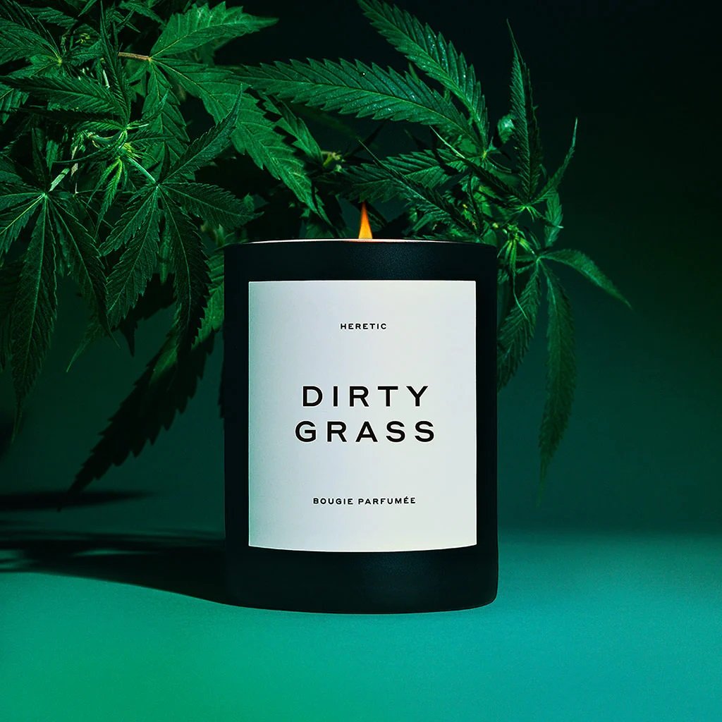 Heretic - Dirty Grass Candle