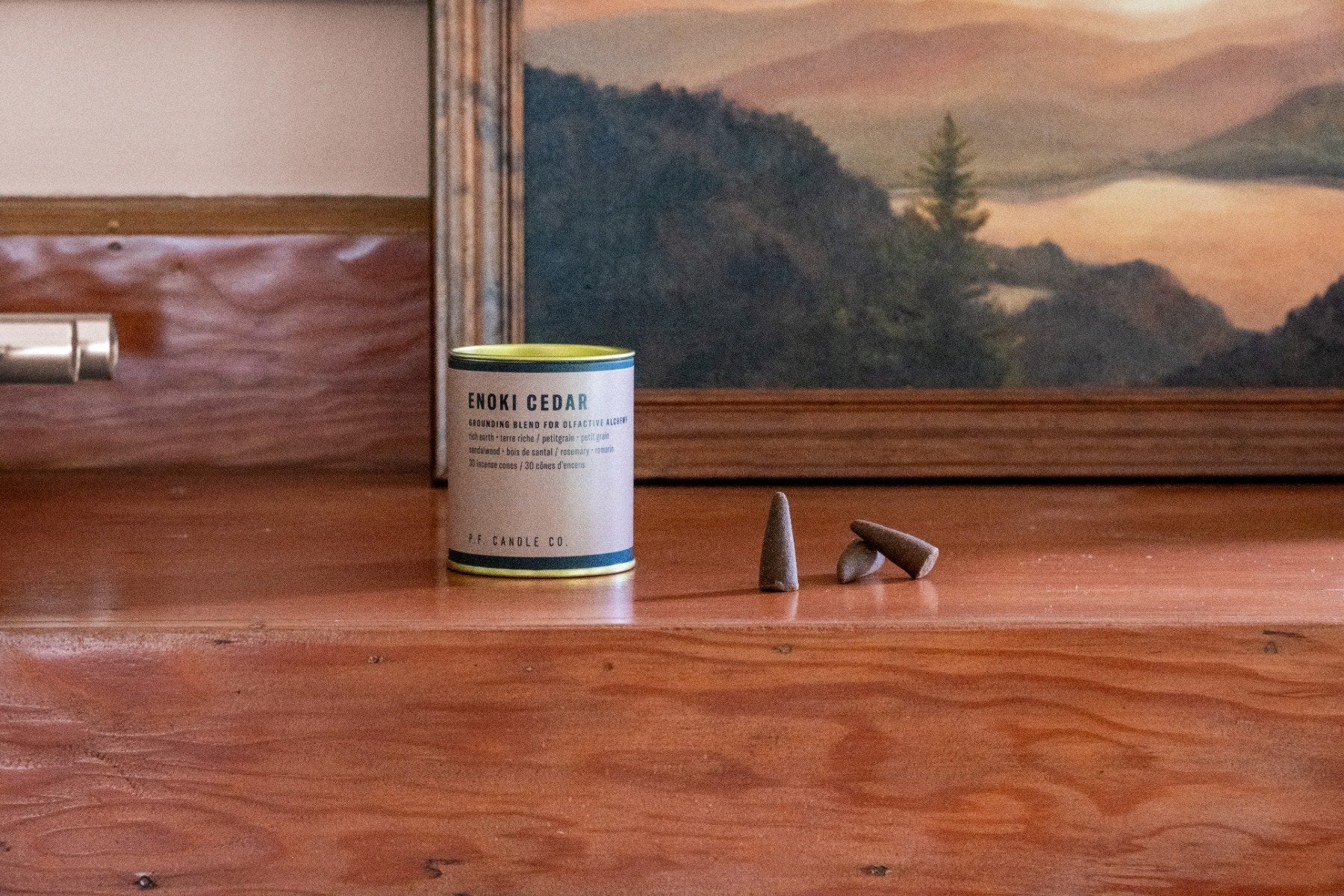 P.F. Candle Co. - Enoki Cedar Incense Cones