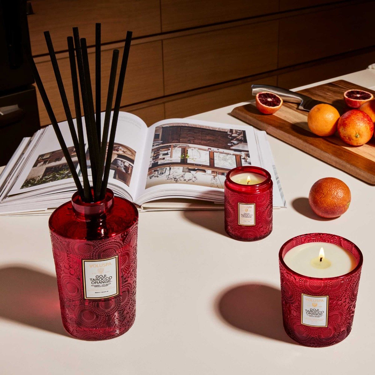 Voluspa - Goji & Tarocco Orange Large Jar Candle