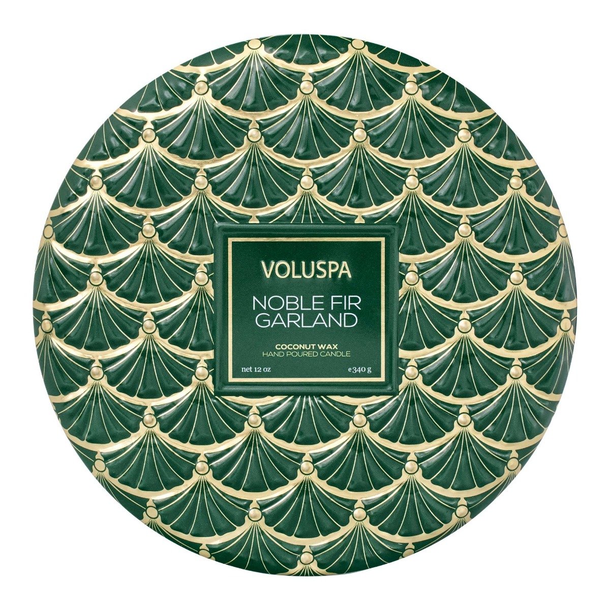 Voluspa - Noble Fir Garland 3 Wick Tin Candle