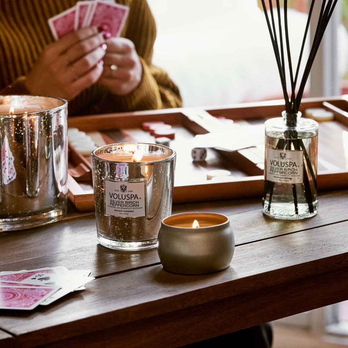 Voluspa - Silver Birch Peppercorn Diffuser