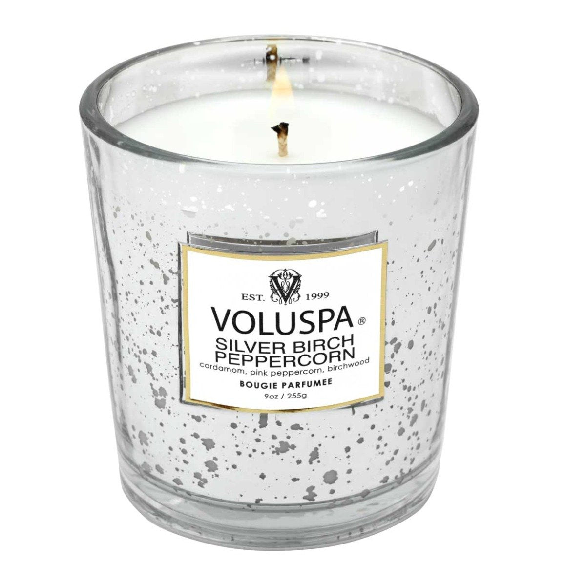Voluspa - Silver Birch Peppercorn Classic Candle