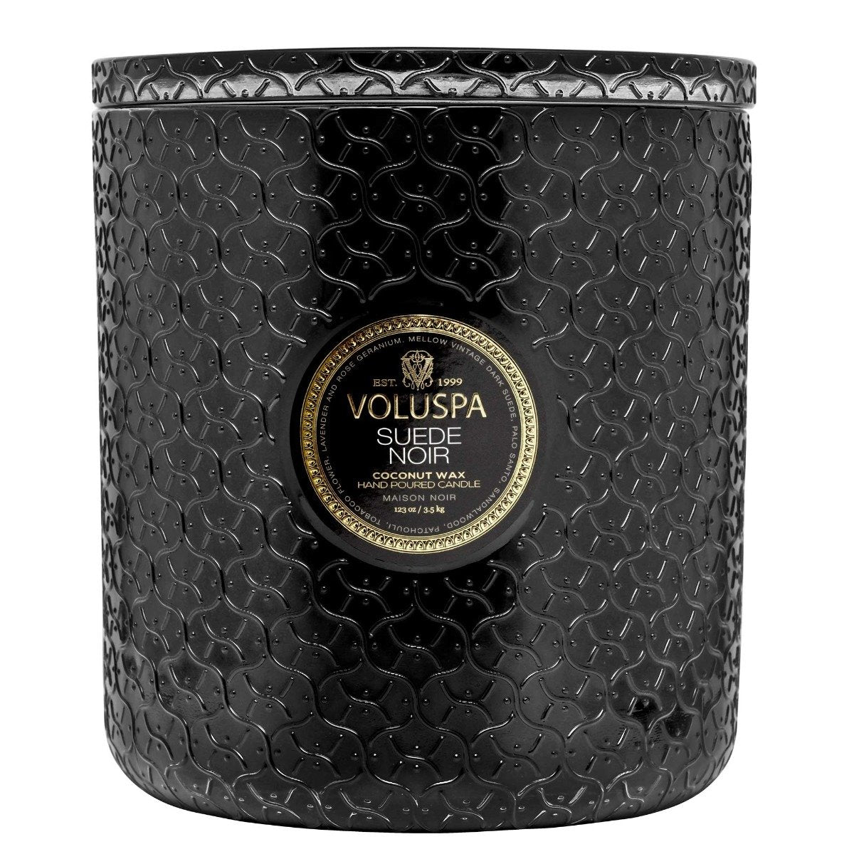 Voluspa - Suede Noir 5 Wick Hearth Candle