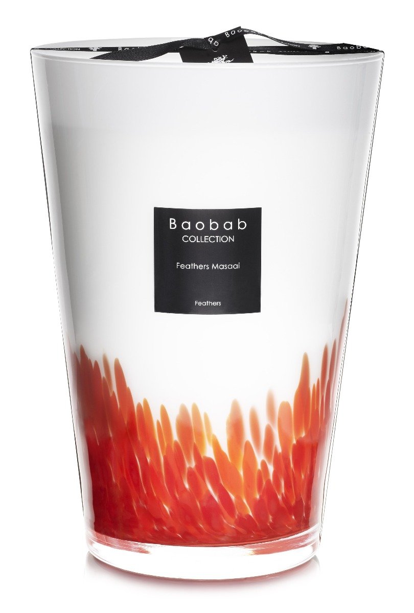Baobab Collection - Feathers Maasai Max35 Candle