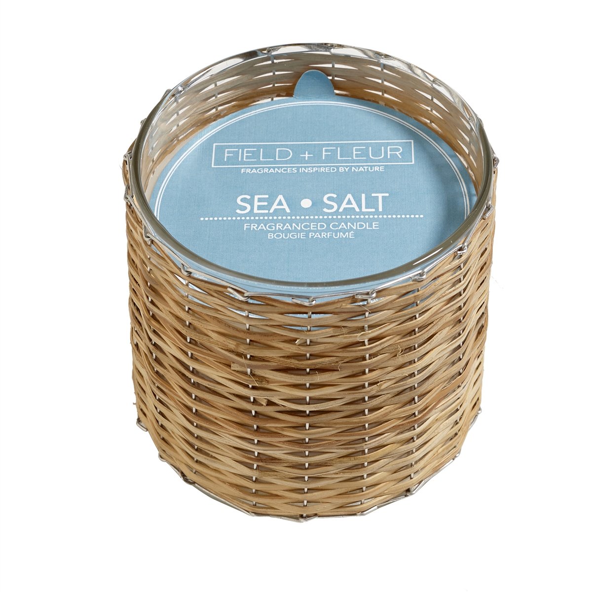 Field + Fleur - Sea Salt 2 Wick Handwoven Candle