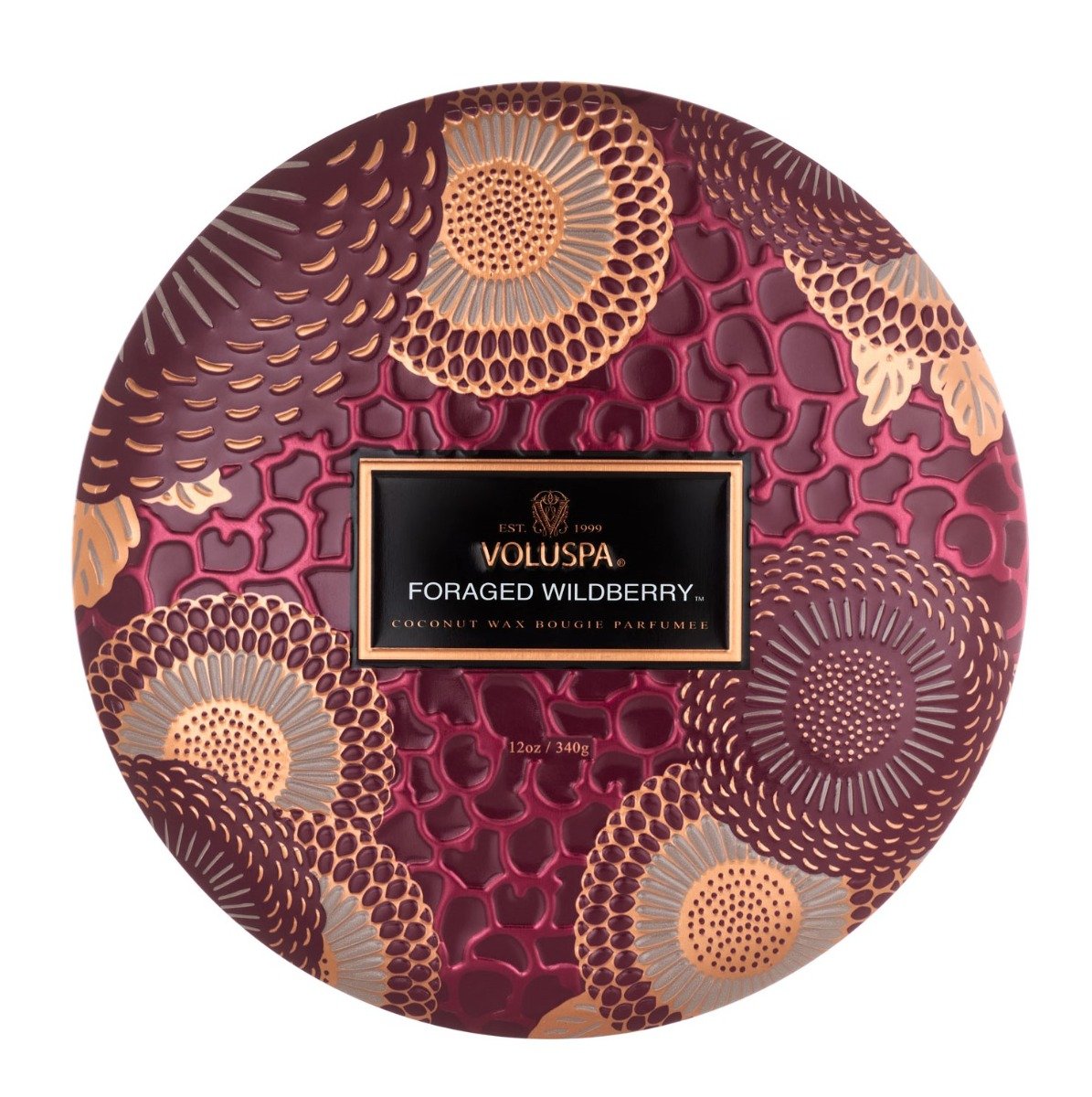Voluspa - Foraged Wildberry 3 Wick Tin Candle