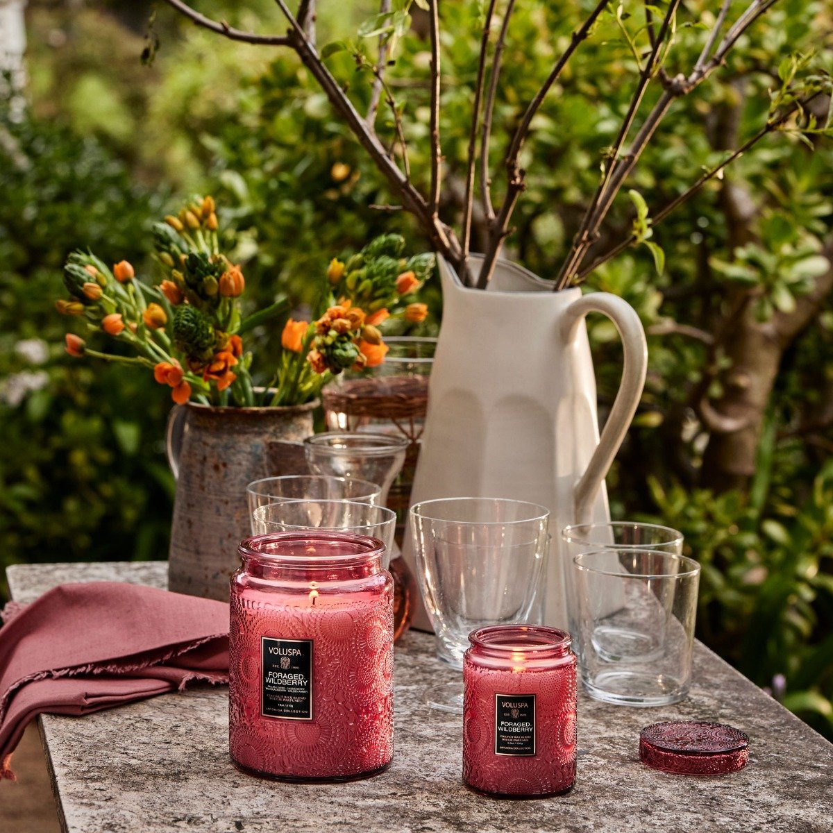 Voluspa - Foraged Wildberry Small Jar Candle