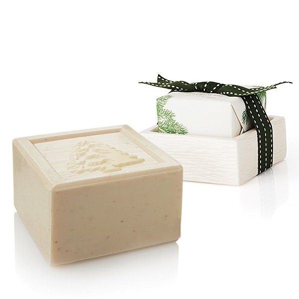 Thymes - Frasier Fir Bar Soap & Dish Set