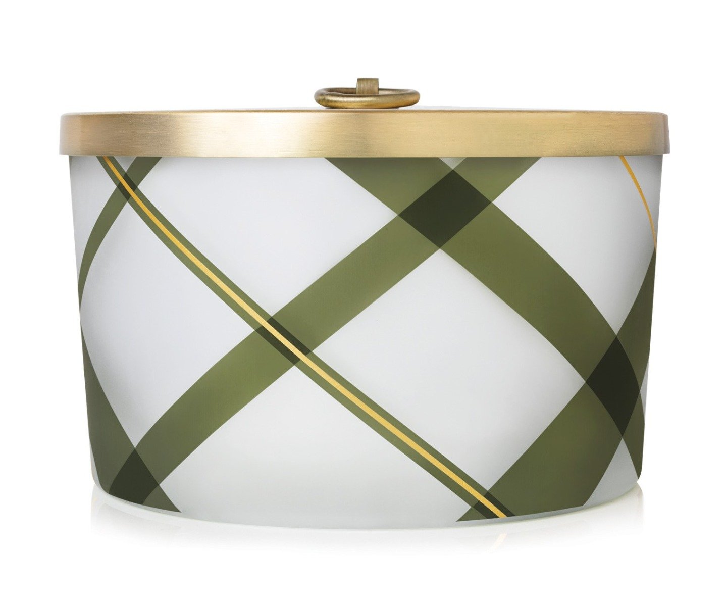 Thymes - Frasier Fir Frosted Plaid 3 Wick Candle