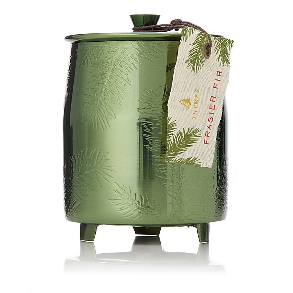 Thymes - Frasier Fir Green Metal Tin Medium Candle