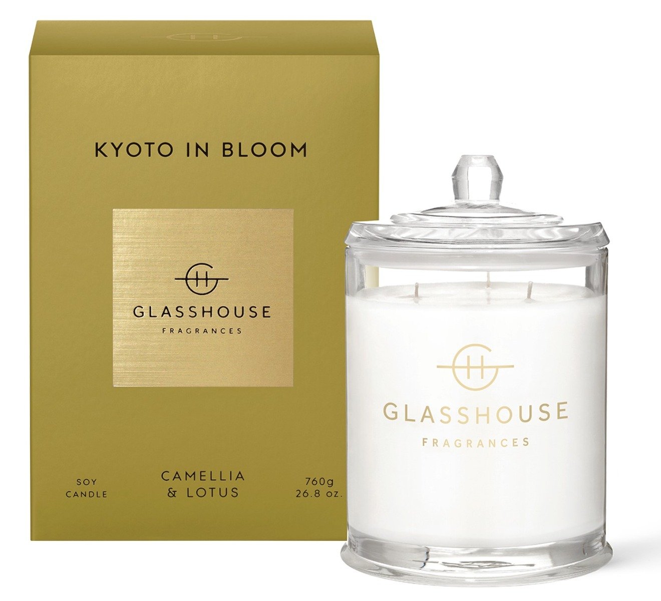 Glasshouse - Kyoto In Bloom Large Candle