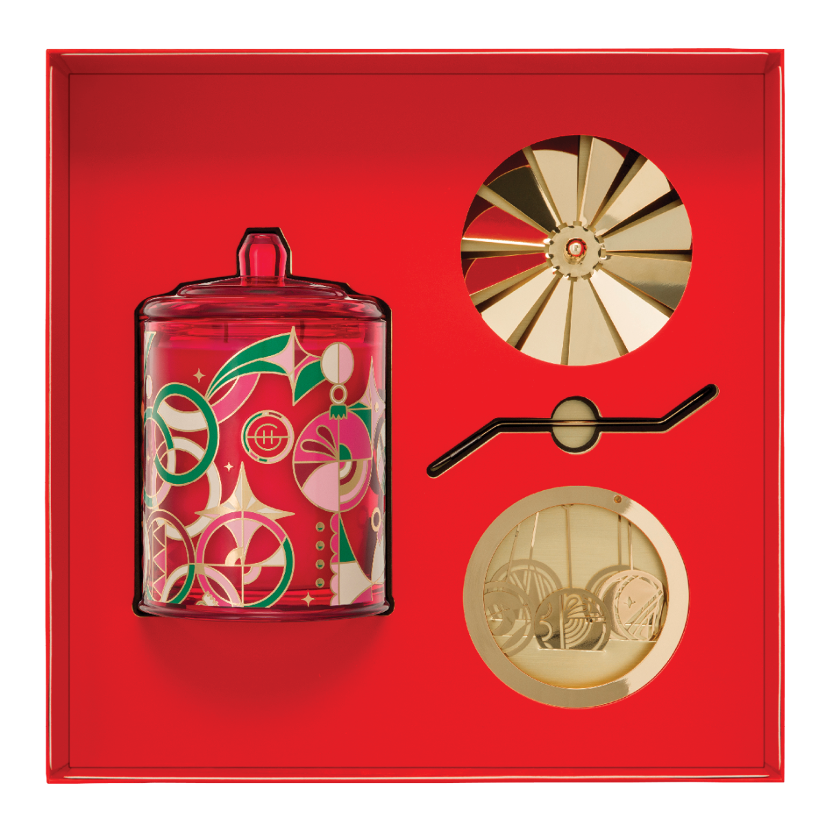 Glasshouse - Kyoto in Bloom Spinning Carousel Candle Gift Set