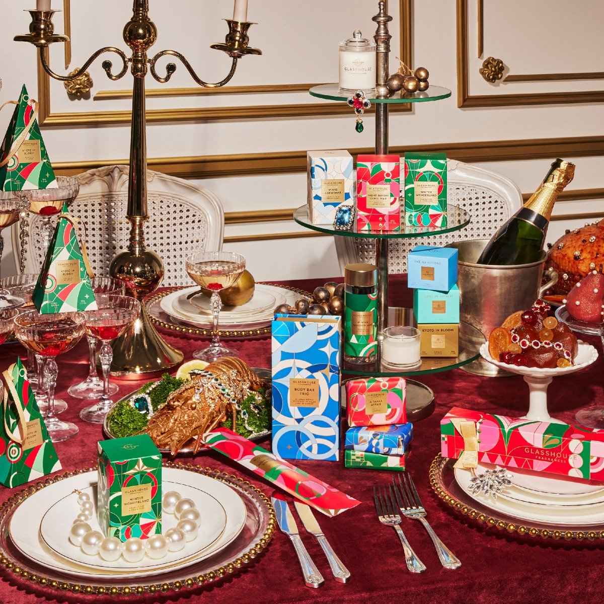 Glasshouse - Kyoto In Bloom Christmas Bauble Candle