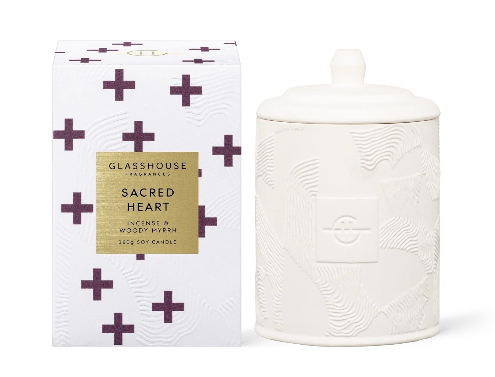 Glasshouse - Sacred Heart Candle | Candle Delirium