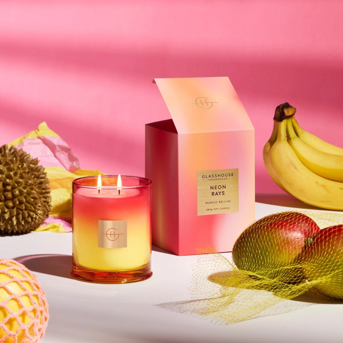 Glasshouse - Neon Rays Candle