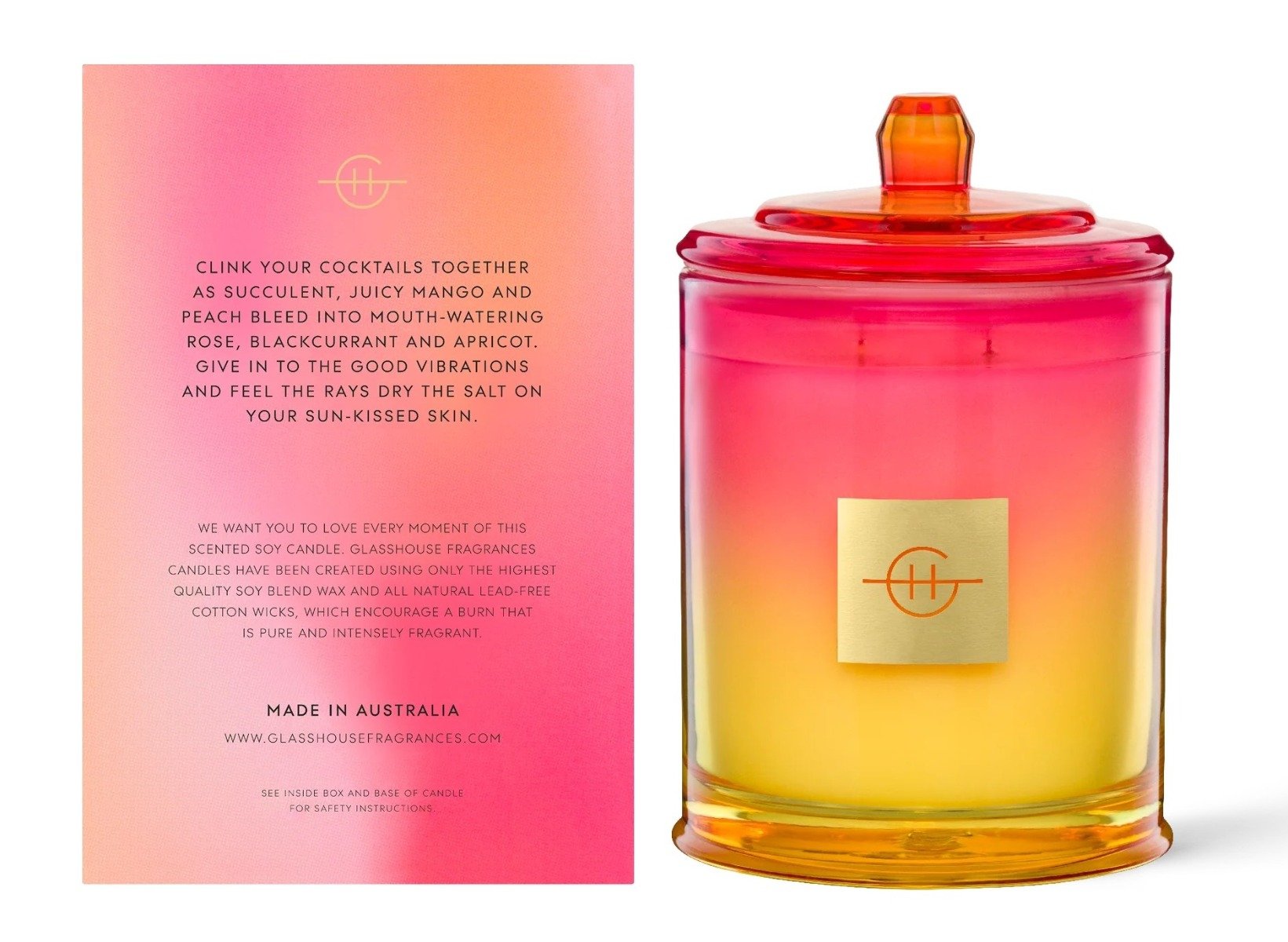 Glasshouse - Neon Rays Candle