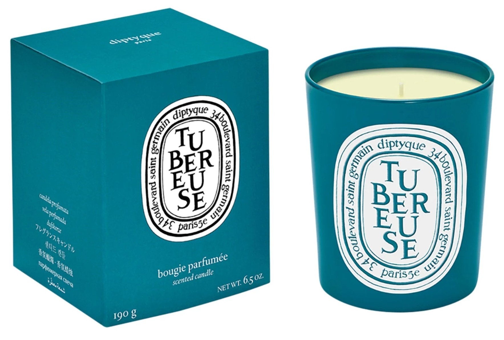 Diptyque - Tubereuse Candle (Tuberose) Limited Blue Edition