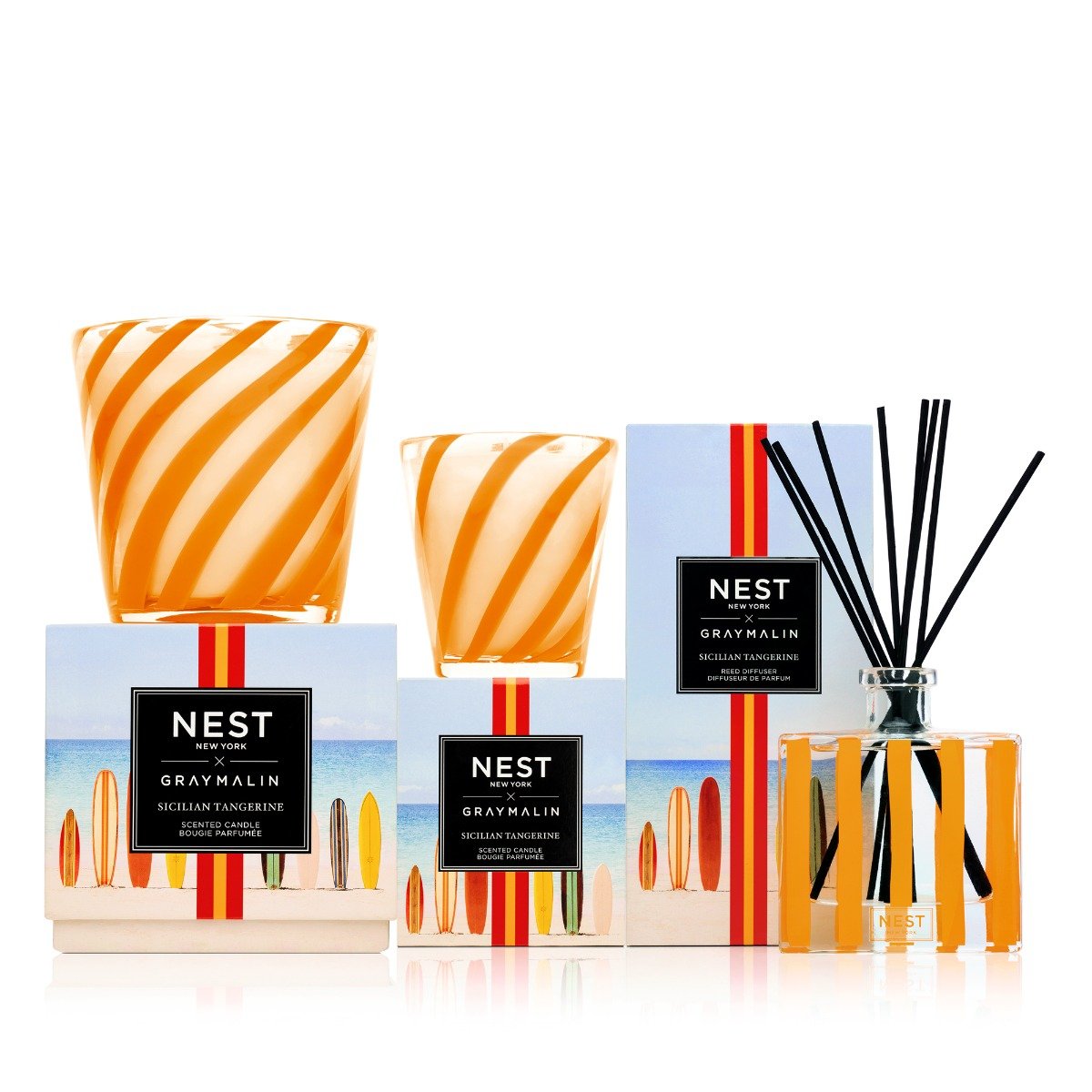 Nest - Sicilian Tangerine 3 Wick Candle (x Gray Malin)
