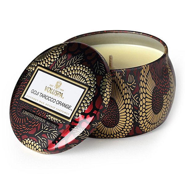 Voluspa - Goji & Tarocco Orange Mini Tin Candle
