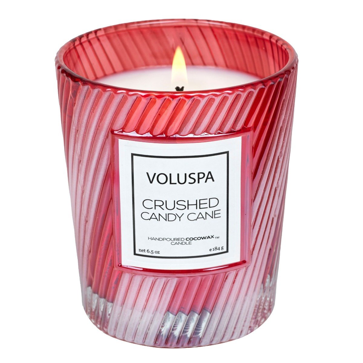 Voluspa - Crushed Candy Cane Classic Candle