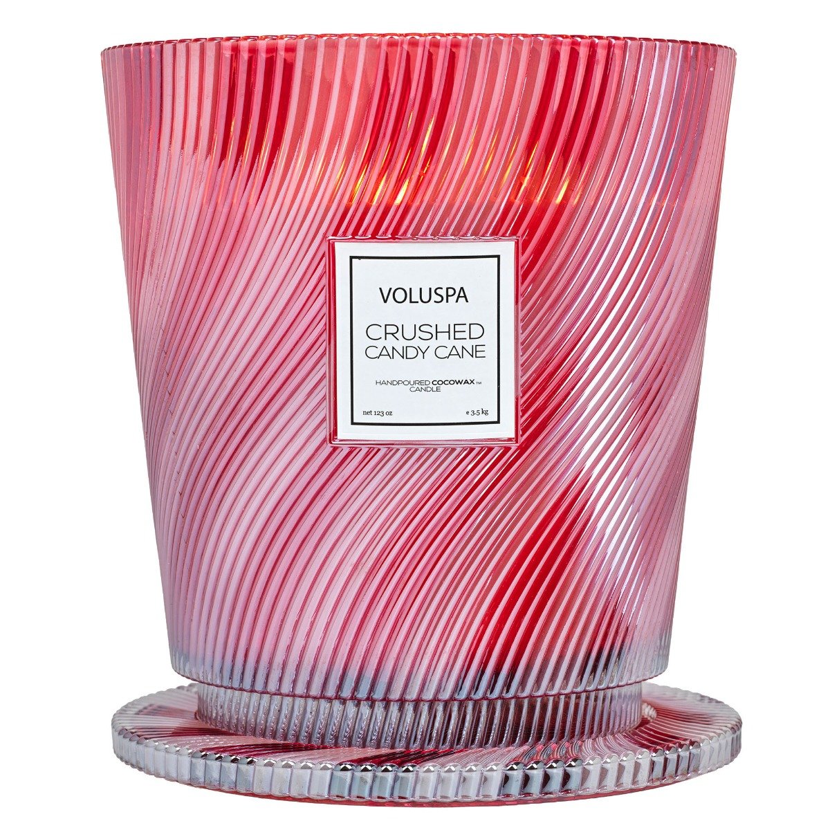Voluspa - Crushed Candy Cane 5 Wick Hearth Candle