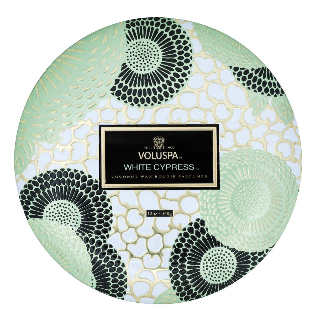 Voluspa - White Cypress 3 Wick Tin Candle