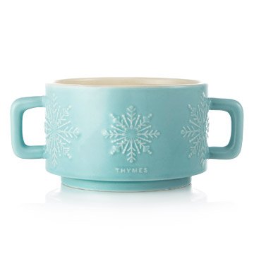 Thymes - Hot Cocoa Peppermint 3 Wick Mug Candle