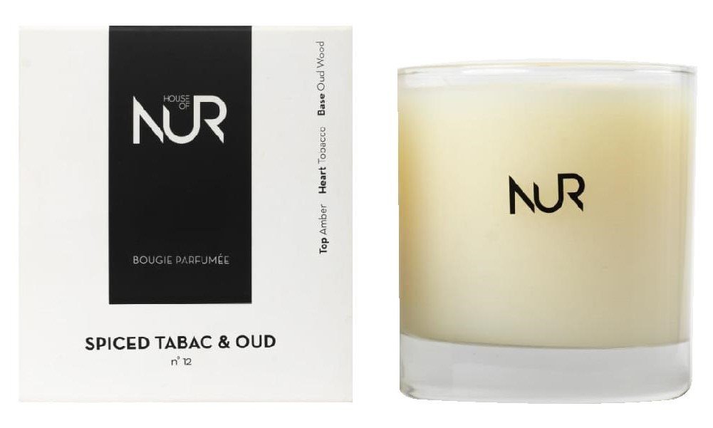 tobacco and oud candle House of Nur
