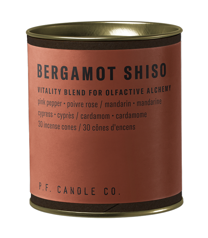 P.F. Candle Co. - Bergamot Shiso Incense Cones