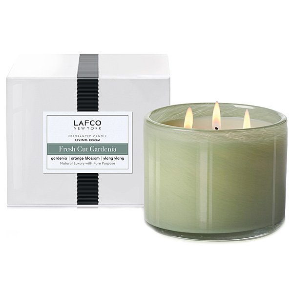 LAFCO - Fresh Cut Gardenia (Living Room) 3 Wick Candle