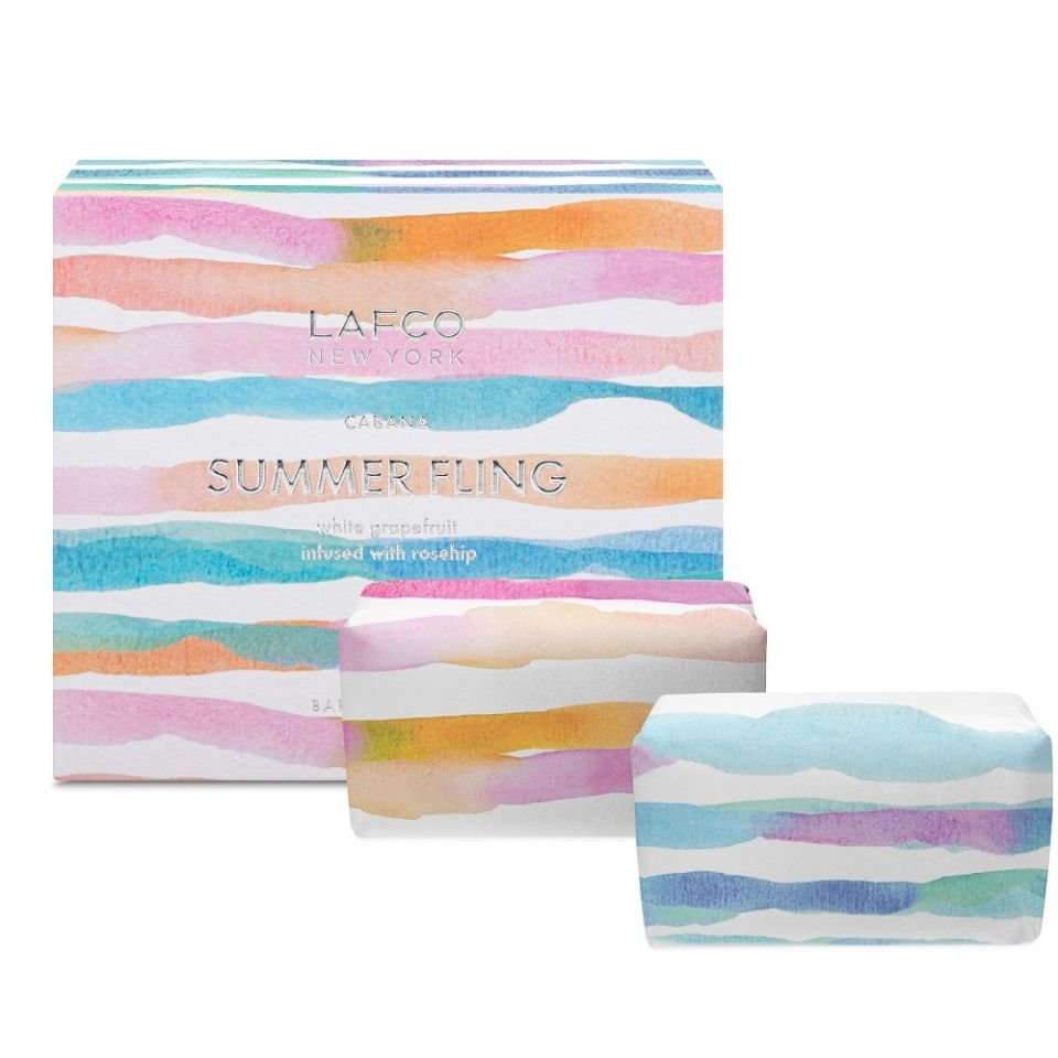 LAFCO - White Grapefruit (Cabana) Summer Fling Bar Soap Duo