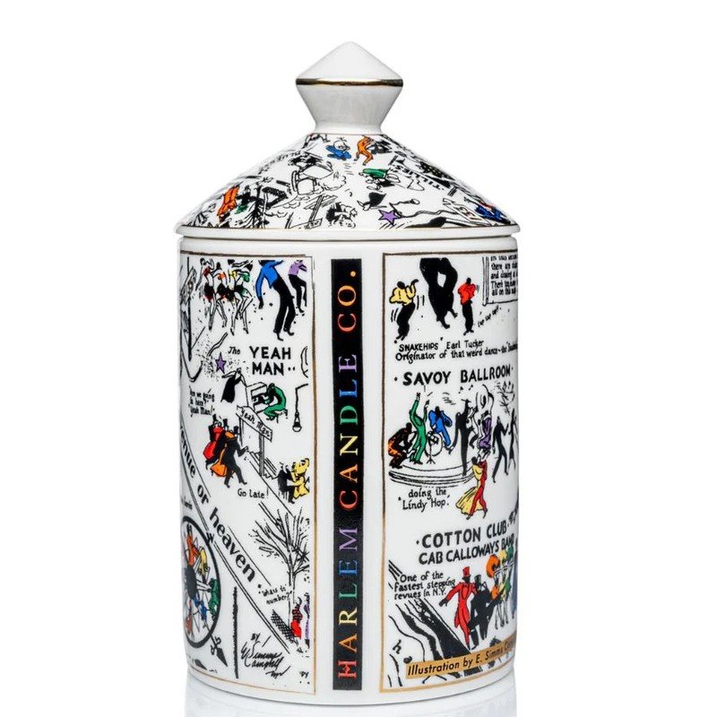 Harlem Candle Company - Langston Nightclub Map Ceramic Candle