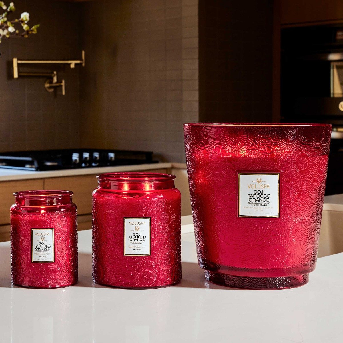 Voluspa - Goji & Tarocco Orange 5 Wick Hearth Candle