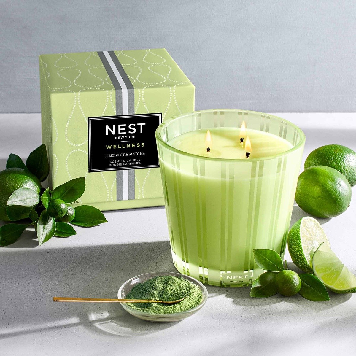 Nest - Lime Zest & Matcha 3 Wick Candle