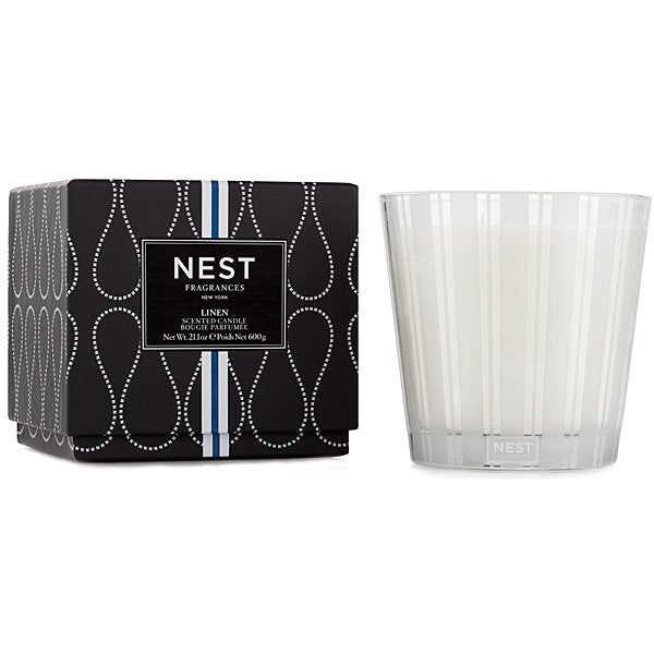 Nest - Linen 3 Wick Candle