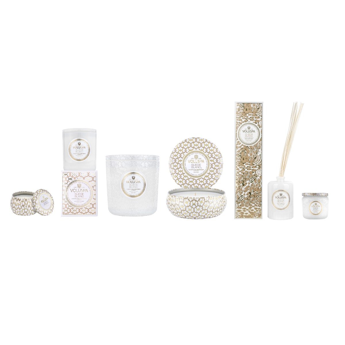 Voluspa - Suede Blanc Classic Candle
