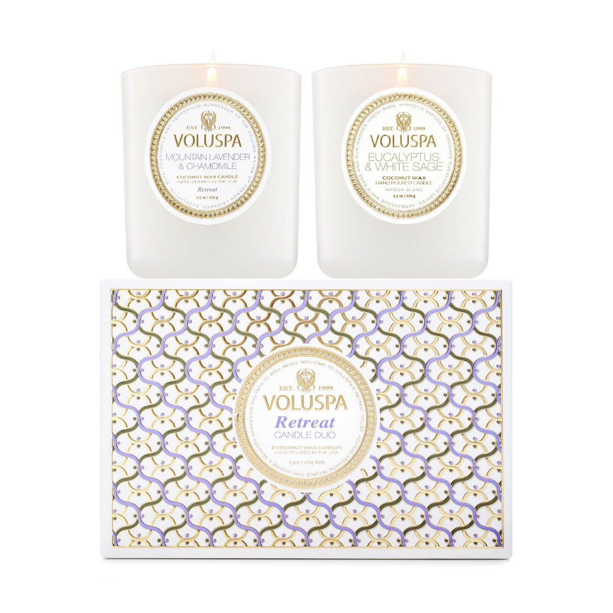 Voluspa - Maison Retreat Classic Candle Duo
