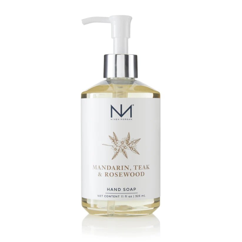 Niven Morgan - Mandarin Teak & Rosewood Hand Soap