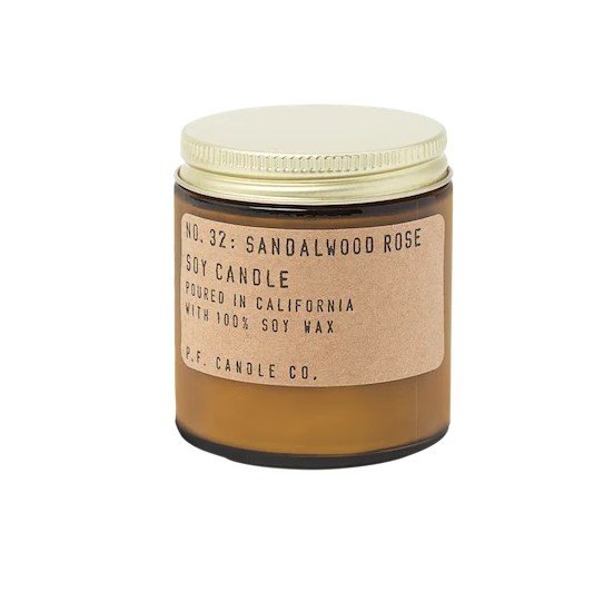 P.F. Candle Co. - Sandalwood Rose Mini Travel Candle
