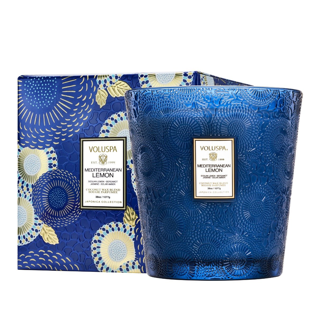 Voluspa - Mediterranean Lemon 3 Wick Hearth Candle